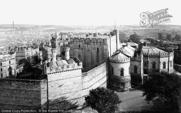 Photo of Lancaster, The Castle From St Mary's Church 1886