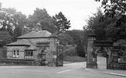 Lancaster, the Entrance to Williamson Park c1955