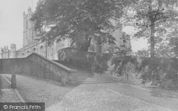 The Priory Church Steps 1927, Lancaster
