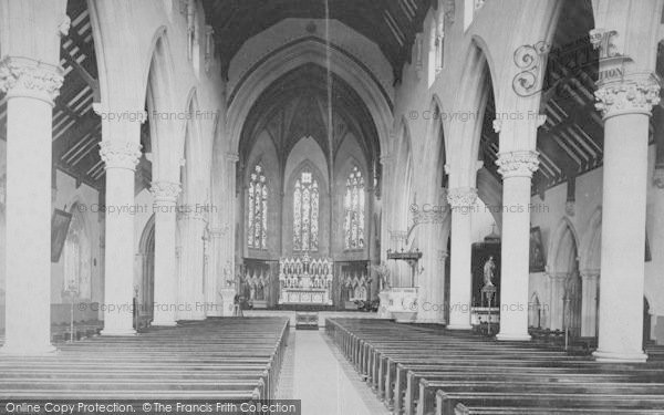 Photo of Lancaster, The Roman Catholic Church, Interior c.1885
