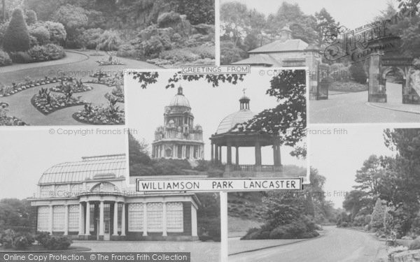 Photo of Lancaster, Williamson Park Composite c.1955