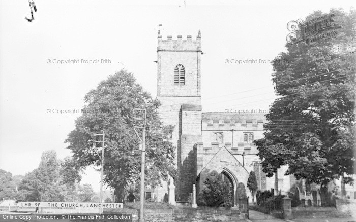 Photo of Lanchester, The Church c.1955