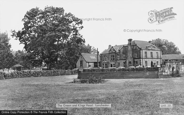 Photo of Lanchester, The Green And King's Head c.1960