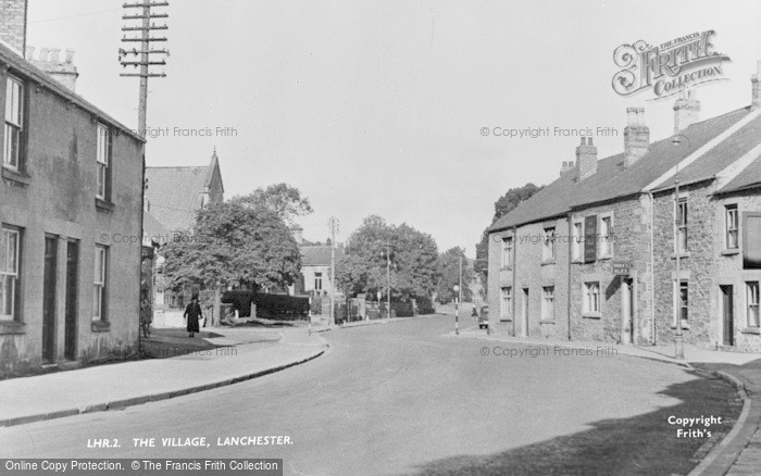 Photo of Lanchester, The Village c.1955