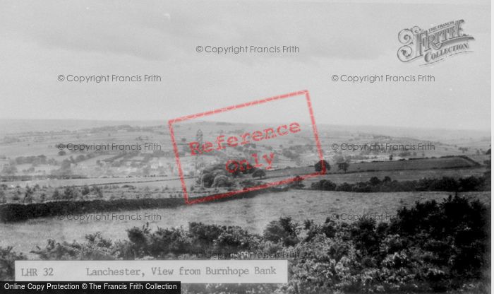 Photo of Lanchester, View From Burnhope Bank c.1960
