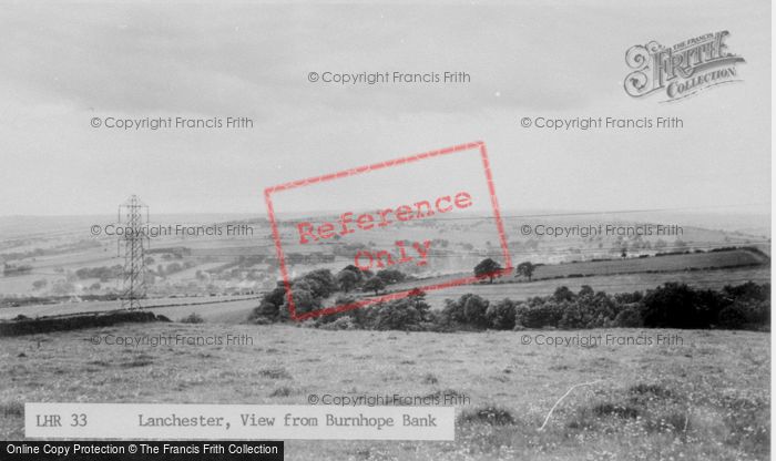 Photo of Lanchester, View From Burnhope Bank c.1960