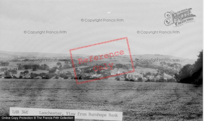 Photo of Lanchester, View From Burnhope Bank c.1960