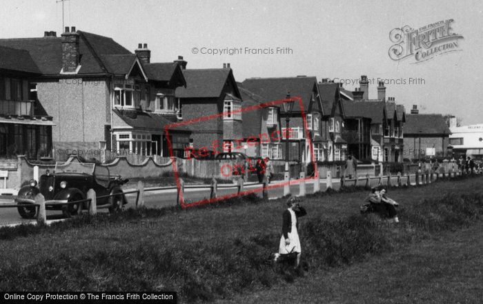 Photo of Lancing, Beside The Green c.1955