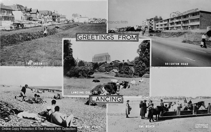 Photo of Lancing, Composite c.1960