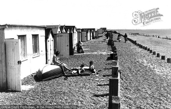 Photo of Lancing, Golden Sands Beach Bungalows c.1955