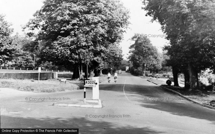 Photo of Lancing, Old Shoreham Road c.1960