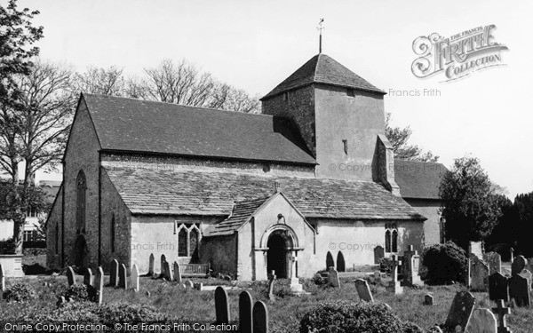 Photo of Lancing, Parish Church Of St James The Less c.1955