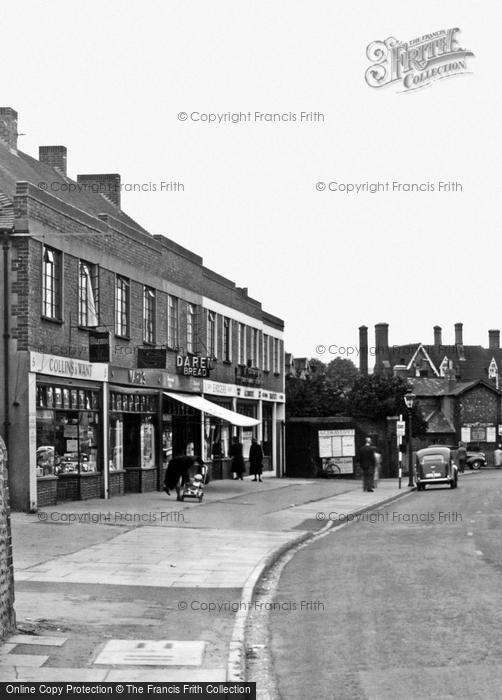 Photo of Lancing, South Street, Parade Of Shops c.1955