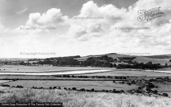 Photo of Lancing, The Downs c.1960