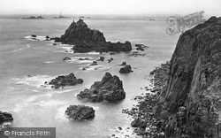Land's End, and Armed Knight Rocks 1890