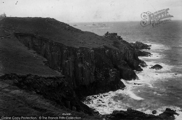 Photo of Land's End, And Longship Lighthouse 1908