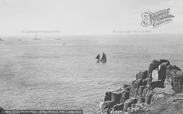 Photo of Land's End, And The Longships 1890