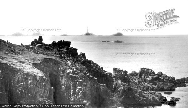 Photo of Land's End, And The Longships c.1955
