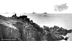 And The Longships c.1955, Land's End