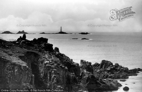 Photo of Land's End, And The Longships c.1955