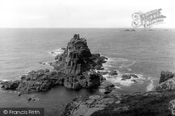 Armed Knight Rocks And Longship Light 1890, Land's End