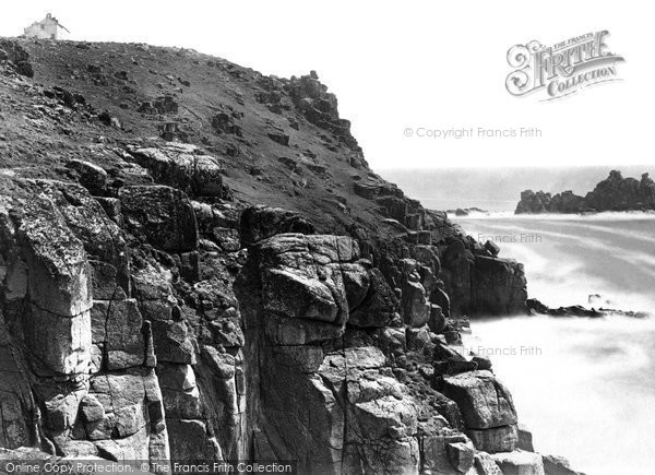 Photo of Land's End, Armed Knight Rocks c.1864
