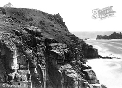 Armed Knight Rocks c.1864, Land's End