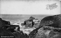 Armed Knights And Enys Dodnan c.1875, Land's End