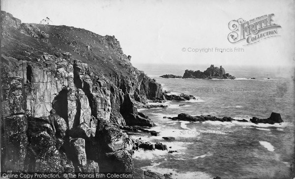 Photo of Land's End, Armed Knights Rocks c.1875
