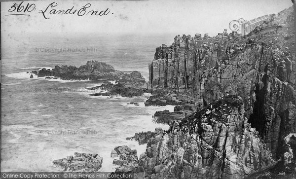 Photo of Land's End, c.1871
