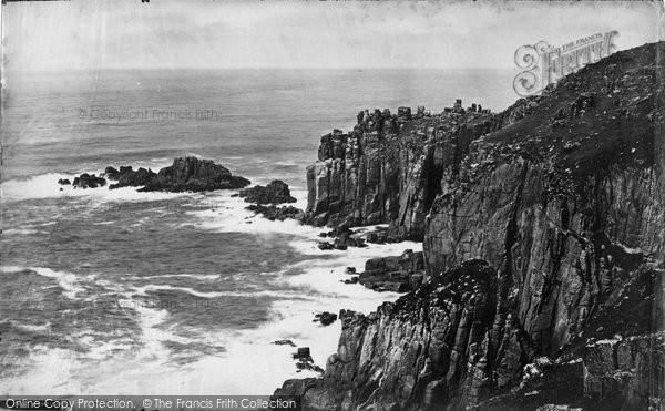 Photo of Land's End, c.1871