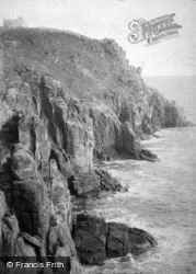 Cliffs And Hotel c.1880, Land's End