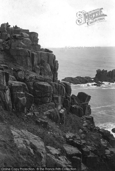 Photo of Land's End, Dr Johnson 1908