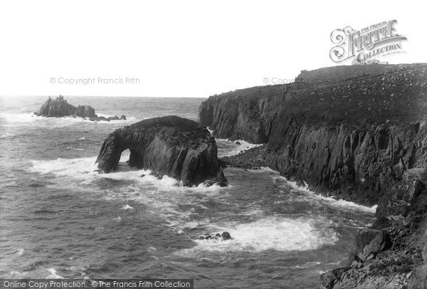 Photo of Land's End, Enys Dodman And Armed Knight Rocks 1890