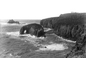 Enys Dodman And Armed Knight Rocks 1890, Land's End