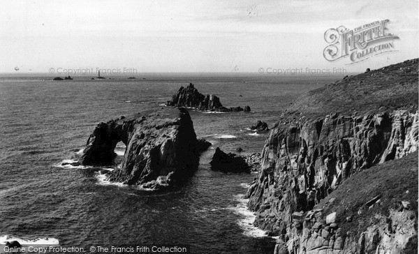 Photo of Land's End, Enys Dodman And Longships c.1955
