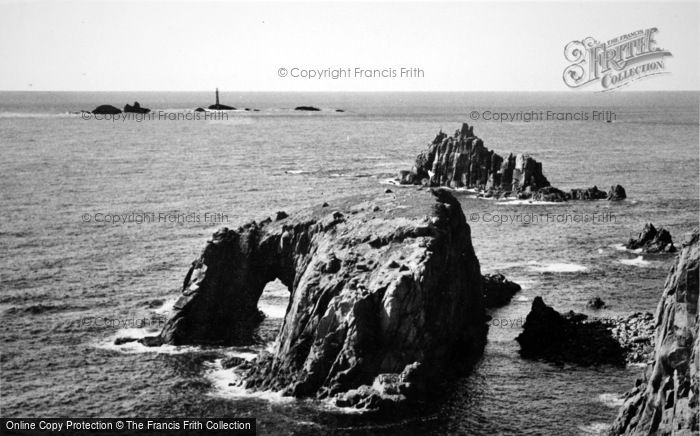 Photo of Land's End, Enys Dodman And Longships c.1955