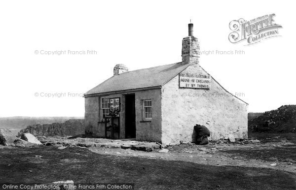 Photo of Land's End, First And Last Refreshment House In England 1893