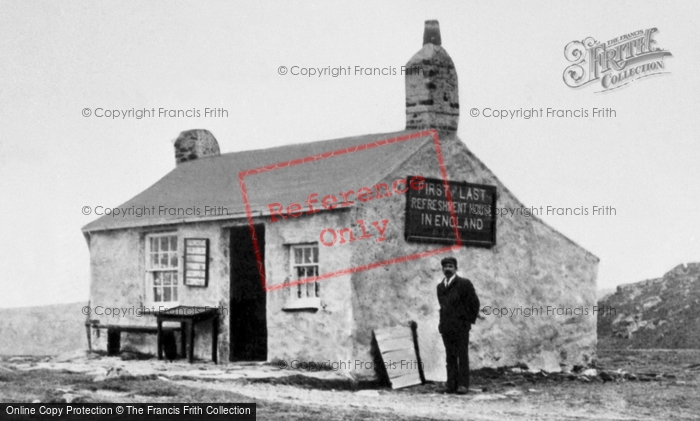 Photo of Land's End, First And Last Refreshment House In England 1908