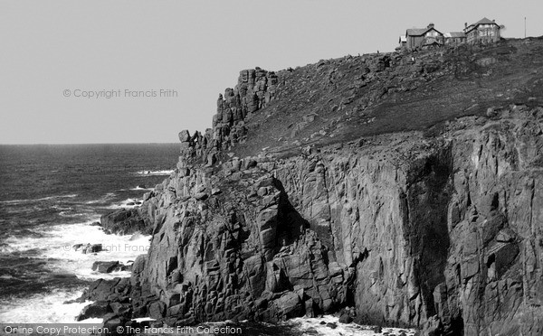 Photo of Land's End, Land's End Hotel And Cliffs c.1955