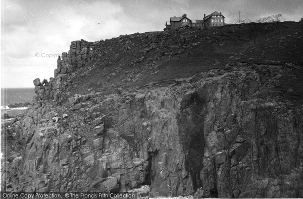 Photo of Land's End, Land's End Hotel And Cliffs c.1955