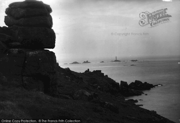 Photo of Land's End, Last Rocks And Longships c.1955