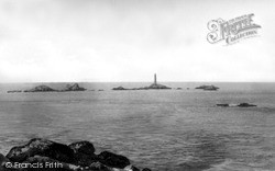 Longships Lighthouse c.1955, Land's End