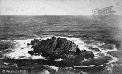 Peel Rock c.1875, Land's End