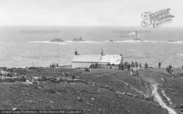 Photo of Land's End, People Around The Last House 1927