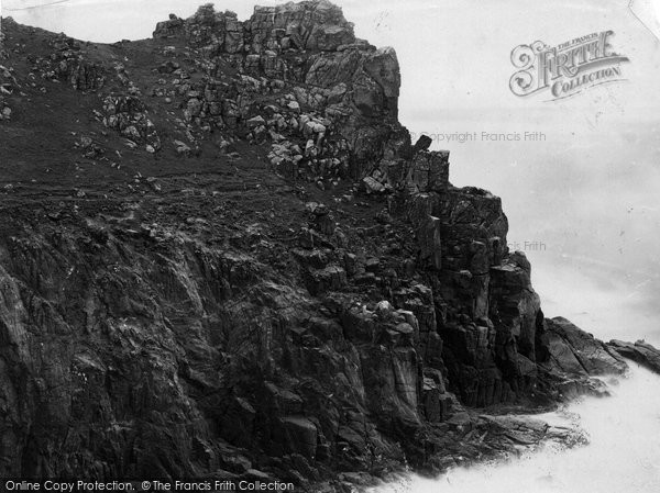 Photo of Land's End, Pordenack Point, Sphinx Rock c.1864
