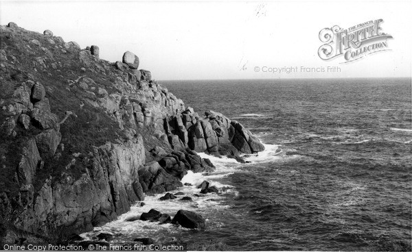Photo of Land's End, Porthgwarra Cove c.1955