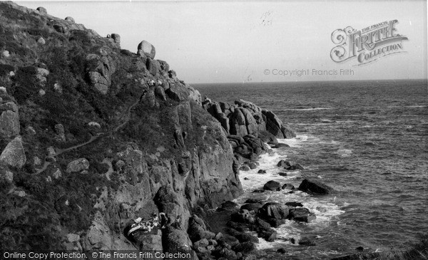 Photo of Land's End, Porthgwarra Cove c.1955
