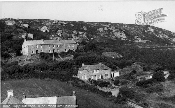 Photo of Land's End, Porthgwarra Cove c.1955