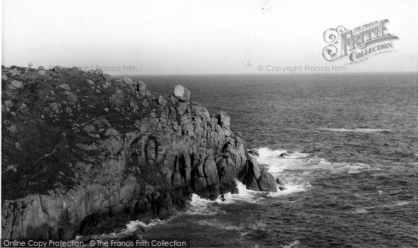 Photo of Land's End, Porthgwarra Cove c.1955